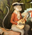 ギターを弾く猿